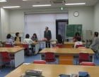 挨拶をする合同会社鴎友社長